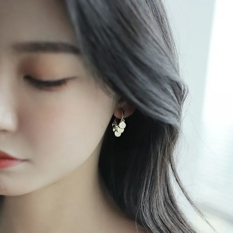 Golden Boho Hoop Earrings - Image 3