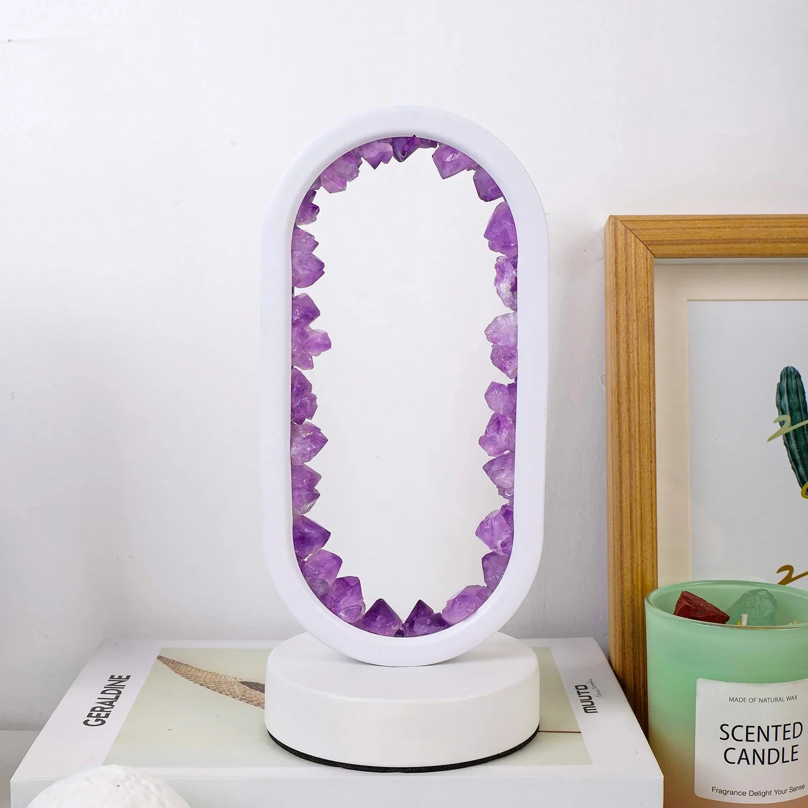 Handmade Amethyst Lamp - Serenith - Image 20