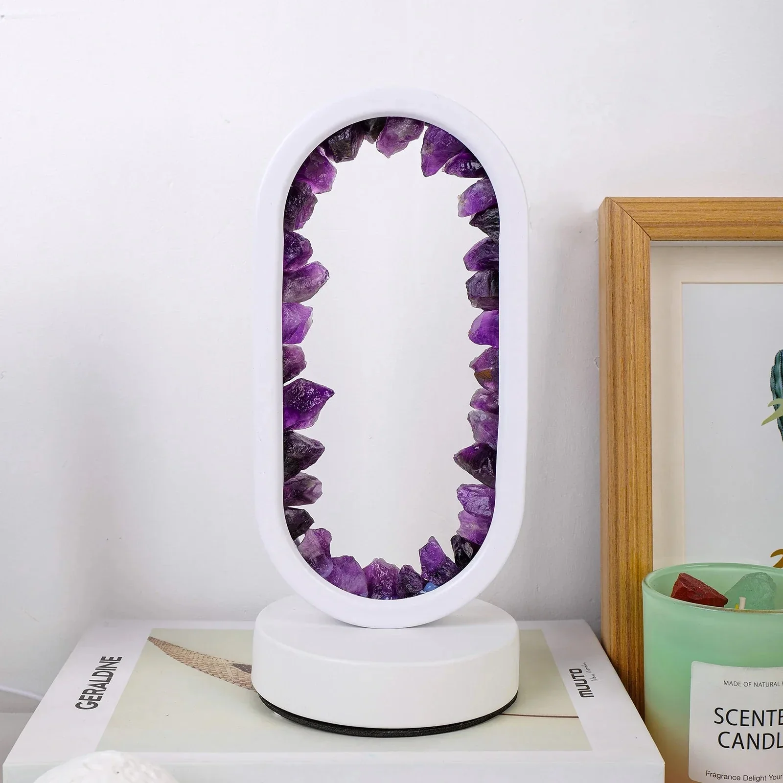 Handmade Amethyst Lamp - Serenith - Image 6