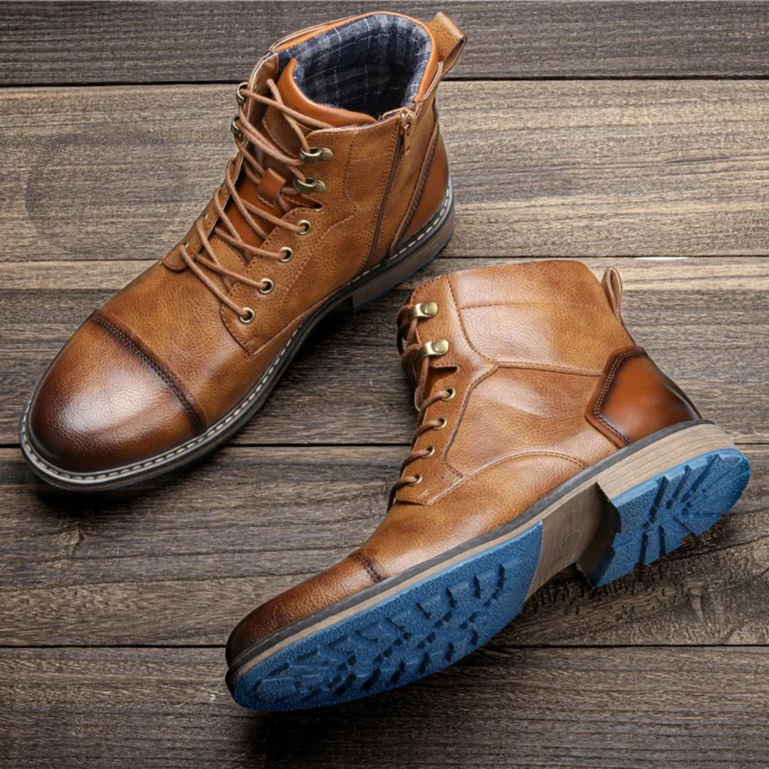 Handmade Leather Retro Boots Andreas – Classic Comfort & Style - Image 9