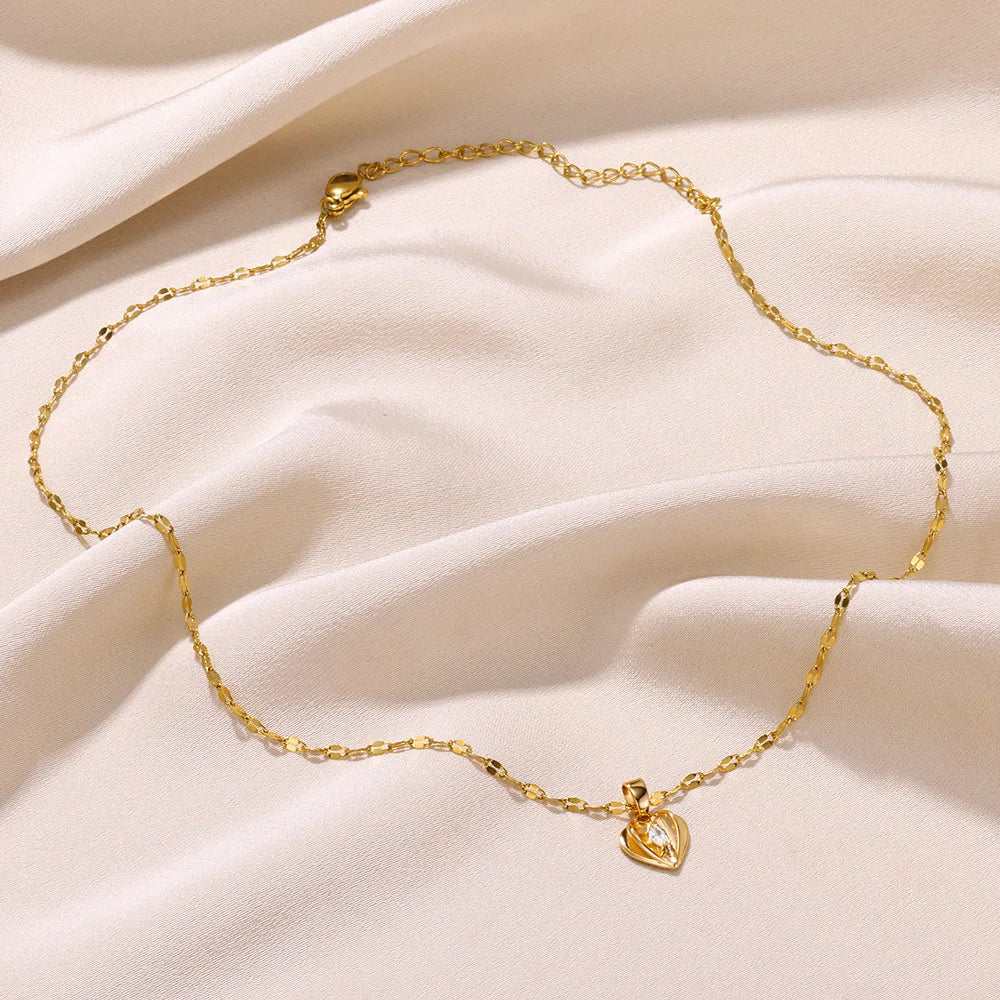 Heart Pendant Necklace | Elegant Jewellery for Women - Image 8