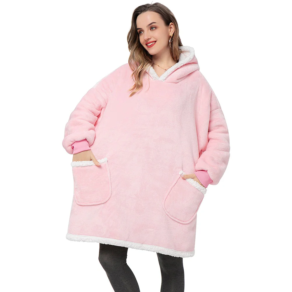 Hoodie & Blanket | Wonderful combination of a soft hoodie and a comfortable blanket in one! - Image 15