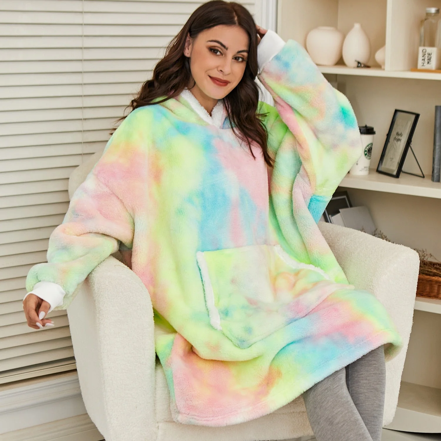 Hoodie & Blanket | Wonderful combination of a soft hoodie and a comfortable blanket in one! - Image 28