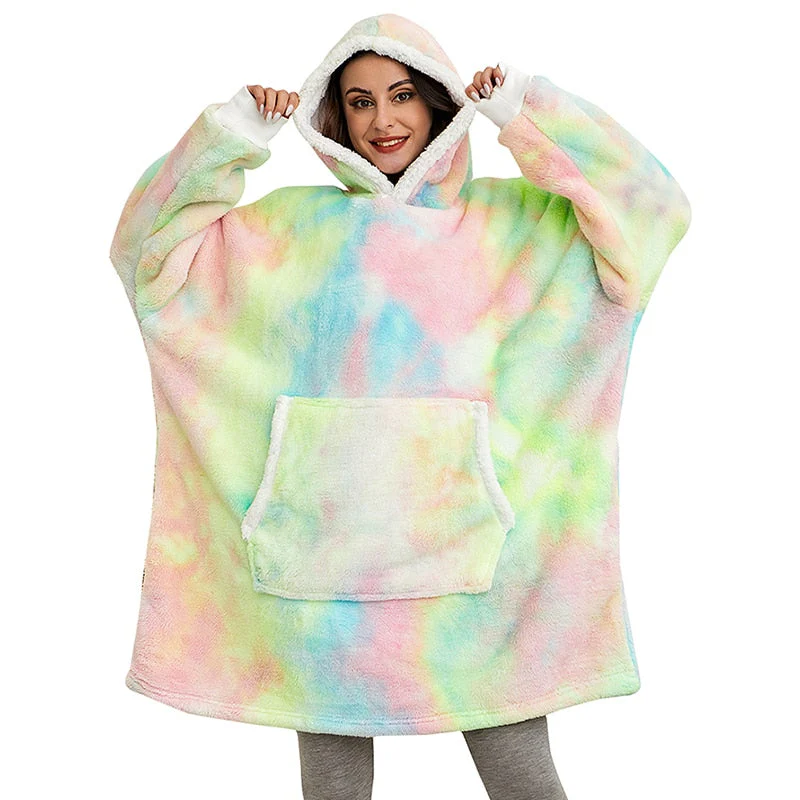 Hoodie & Blanket | Wonderful combination of a soft hoodie and a comfortable blanket in one! - Image 34