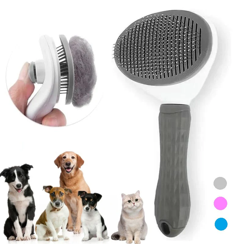 HUISDIER VERZORGINGSBORSTEL - ZELFREINIGENDE KAM VOOR HONDEN EN KATTEN - Image 15