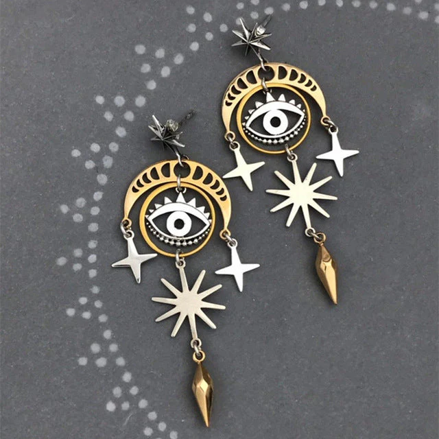 Irregular Shaped Earrings | Unique Fashion Jewellery - Image 2