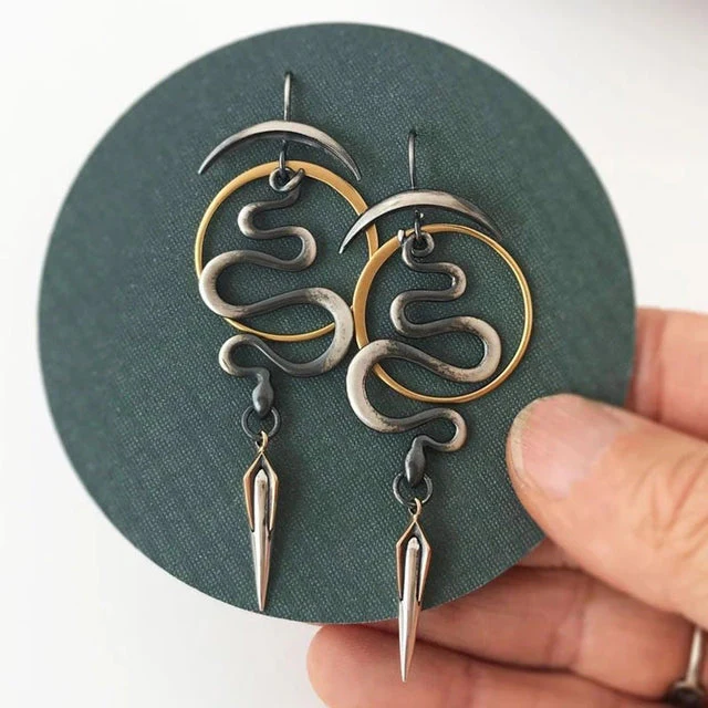 Irregular Shaped Earrings | Unique Fashion Jewellery - Image 3