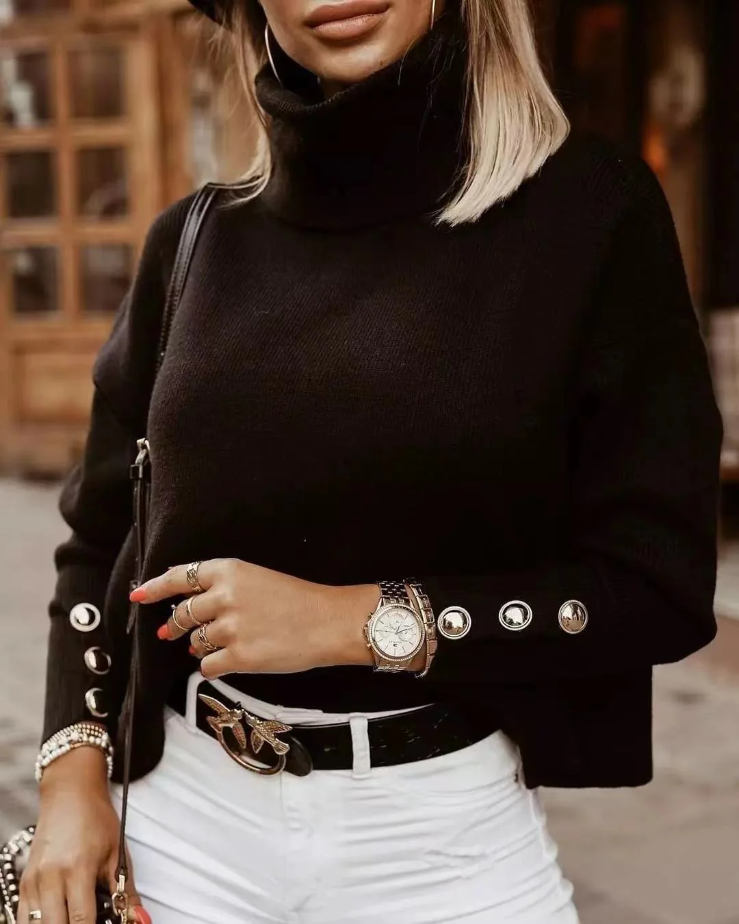 Knitted Ladies Sweater - Nova - Image 4
