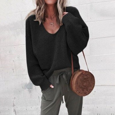 Knitted Oversized Ladies Sweater - Aurora - Image 2