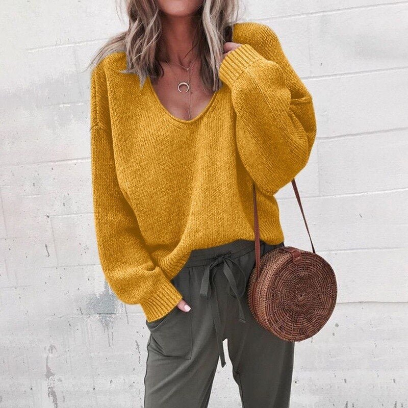 Knitted Oversized Ladies Sweater - Aurora - Image 4