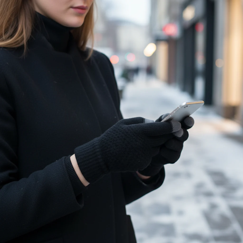 Knitted touchscreen gloves - TouchGlove