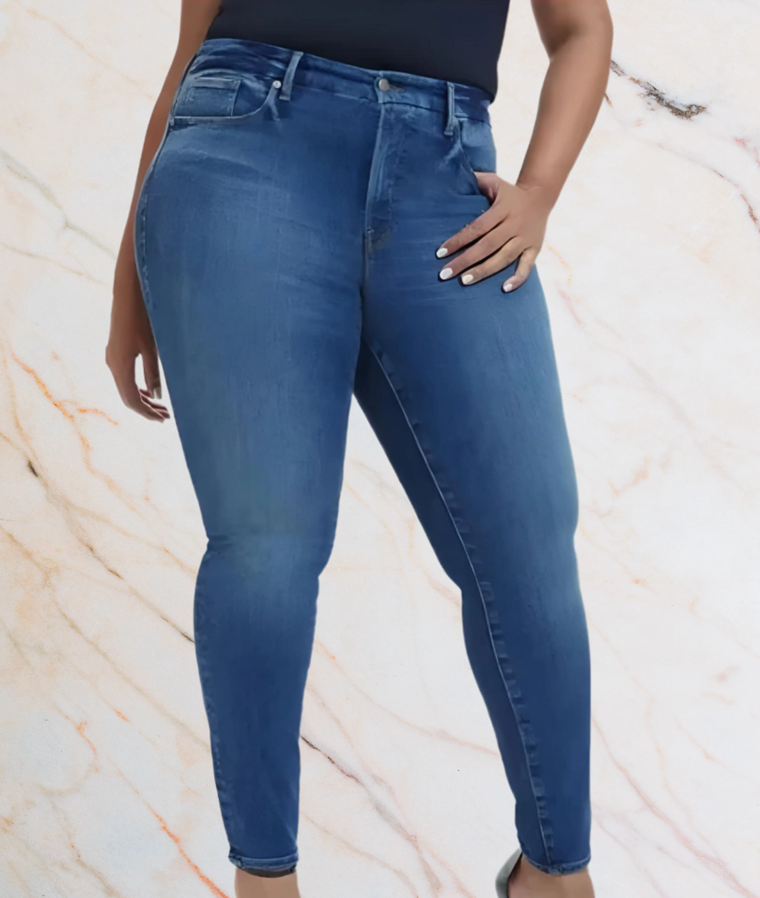 Larisa – High-Waisted Plus Size Jeans with a Flattering Fit - Image 6