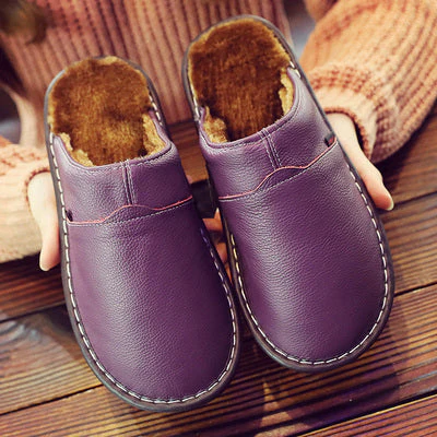Leather Waterproof Men's Slippers - Matthias - Image 4