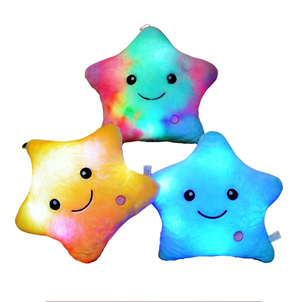 LED Lit Star Plush Pillow for Kids - StarGlow