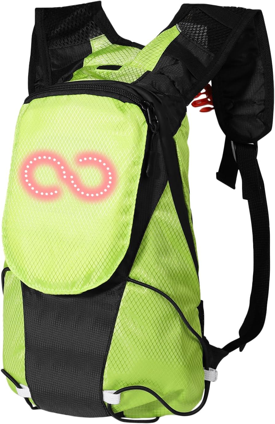 LED Motorcycle Backpack – Luminous Safety Glow Bag for Outdoor & Night Riding – Lumaro - Image 9
