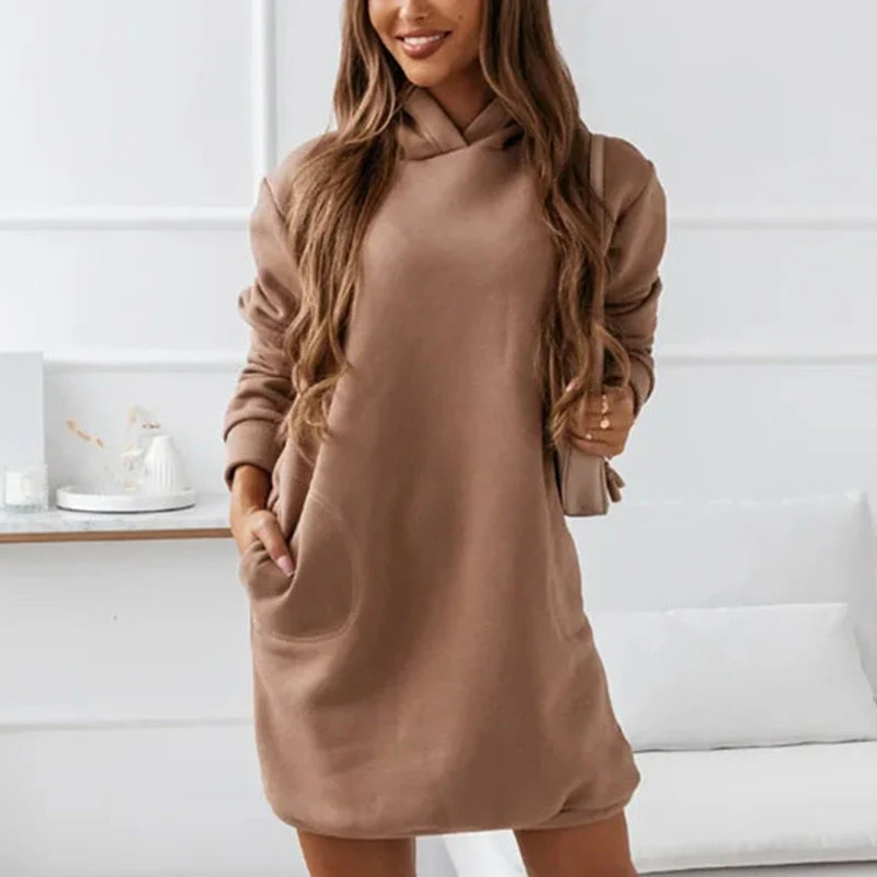 Lieva Super Soft and Cozy Hoodie Dress - Image 3