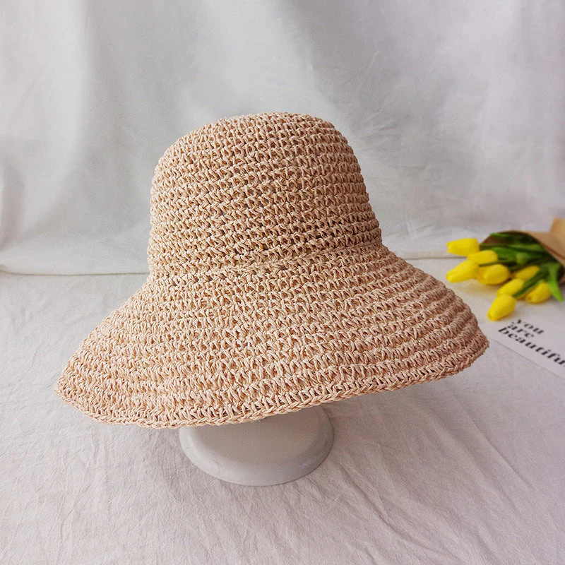 Lightly falling retro flat summer hat – Emma - Image 4