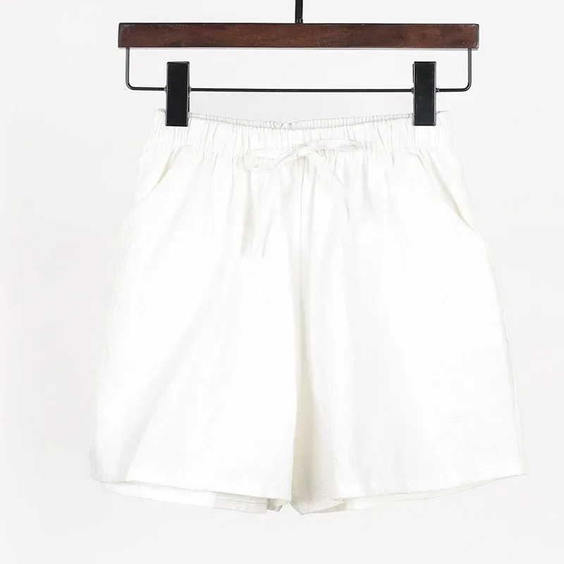 Lightweight Women’s Linen Shorts with High Waist and Sporty Fit – Fenja - Image 2