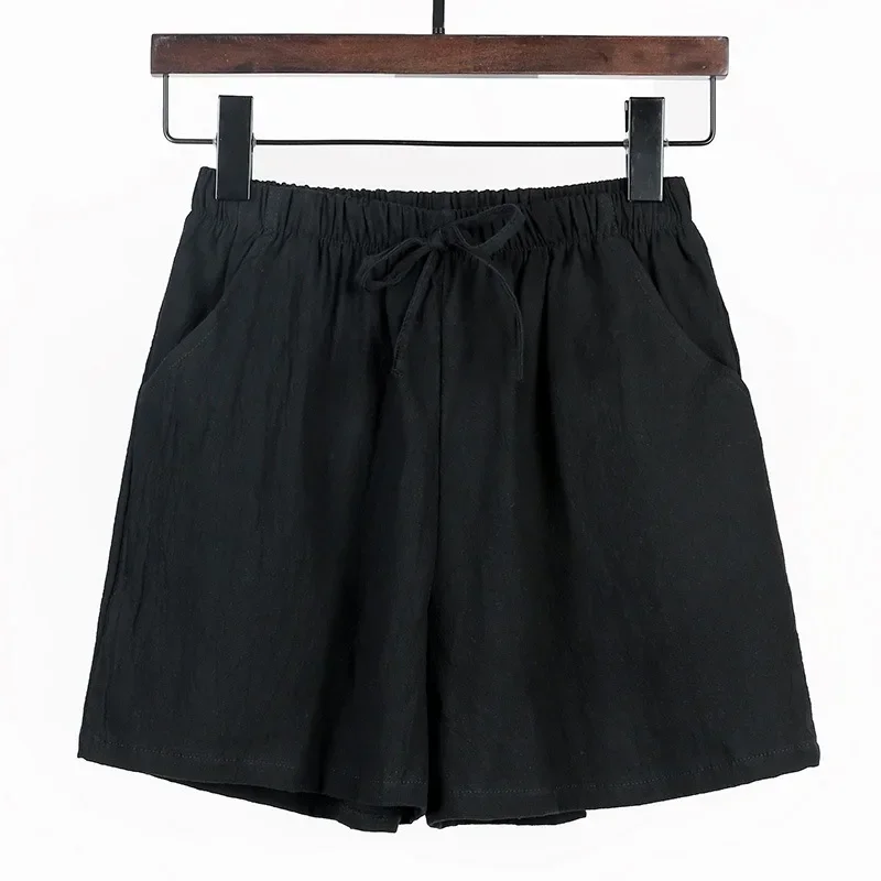 Lightweight Women’s Linen Shorts with High Waist and Sporty Fit – Fenja - Image 3