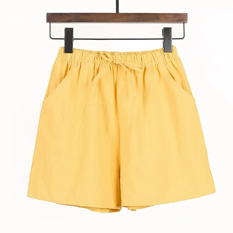 Lightweight Women’s Linen Shorts with High Waist and Sporty Fit – Fenja - Image 9