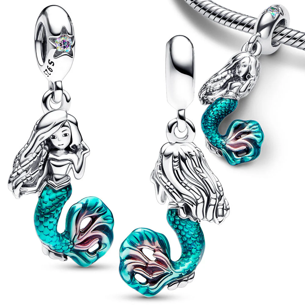 Little Mermaid Charm Set  | Elegant Ocean-Themed Jewellery Set - Image 20