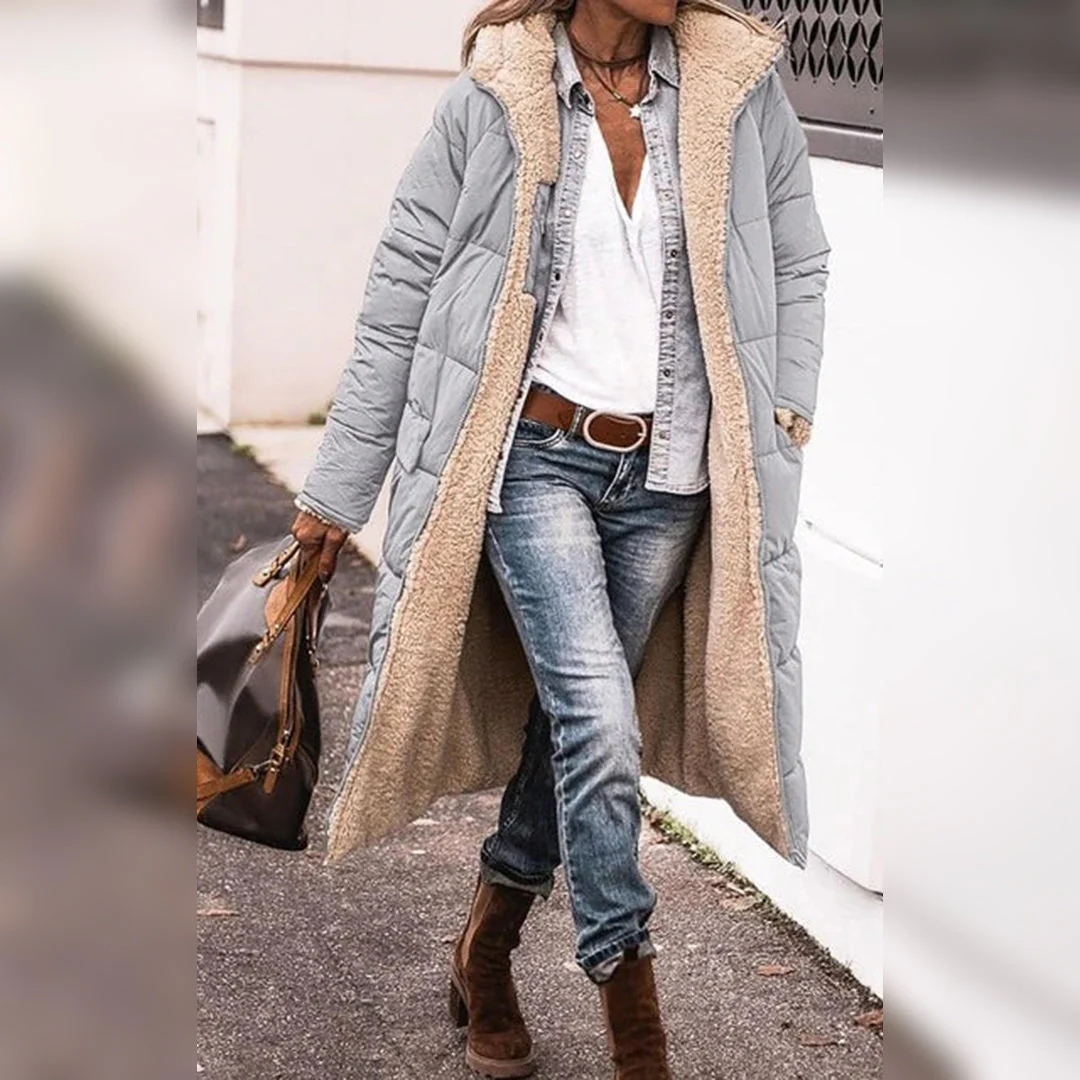 Long Ladies Winter Coat - Nova - Image 4