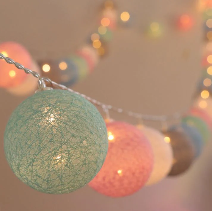 LumiBall - Fun Cotton Light-Up Ball String Lights - Image 11