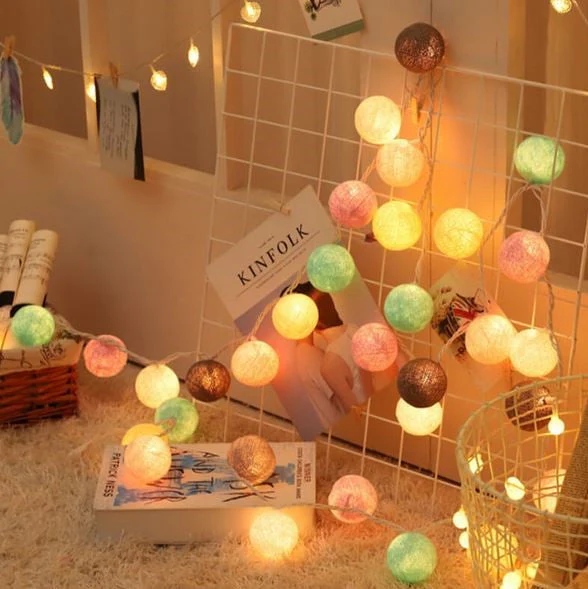 LumiBall - Fun Cotton Light-Up Ball String Lights - Image 13