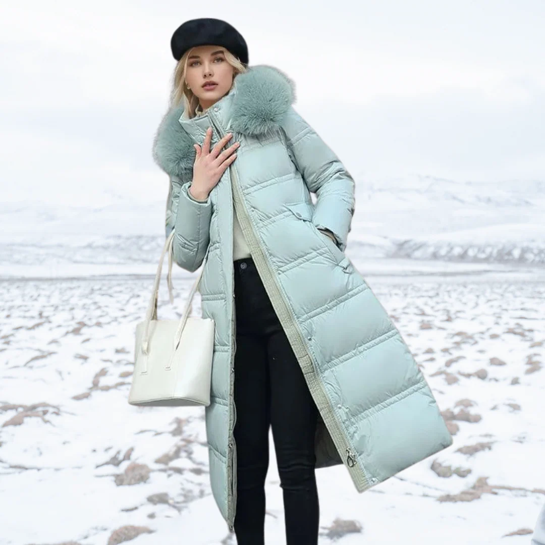 Luxe Faux Fur Winter Coat for Women - Amara - Image 11