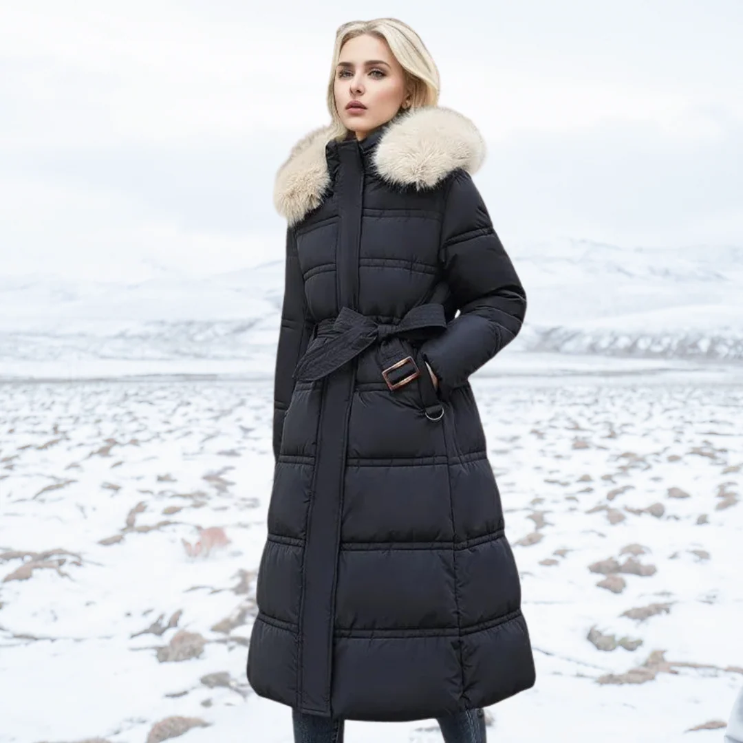 Luxe Faux Fur Winter Coat for Women - Amara - Image 5