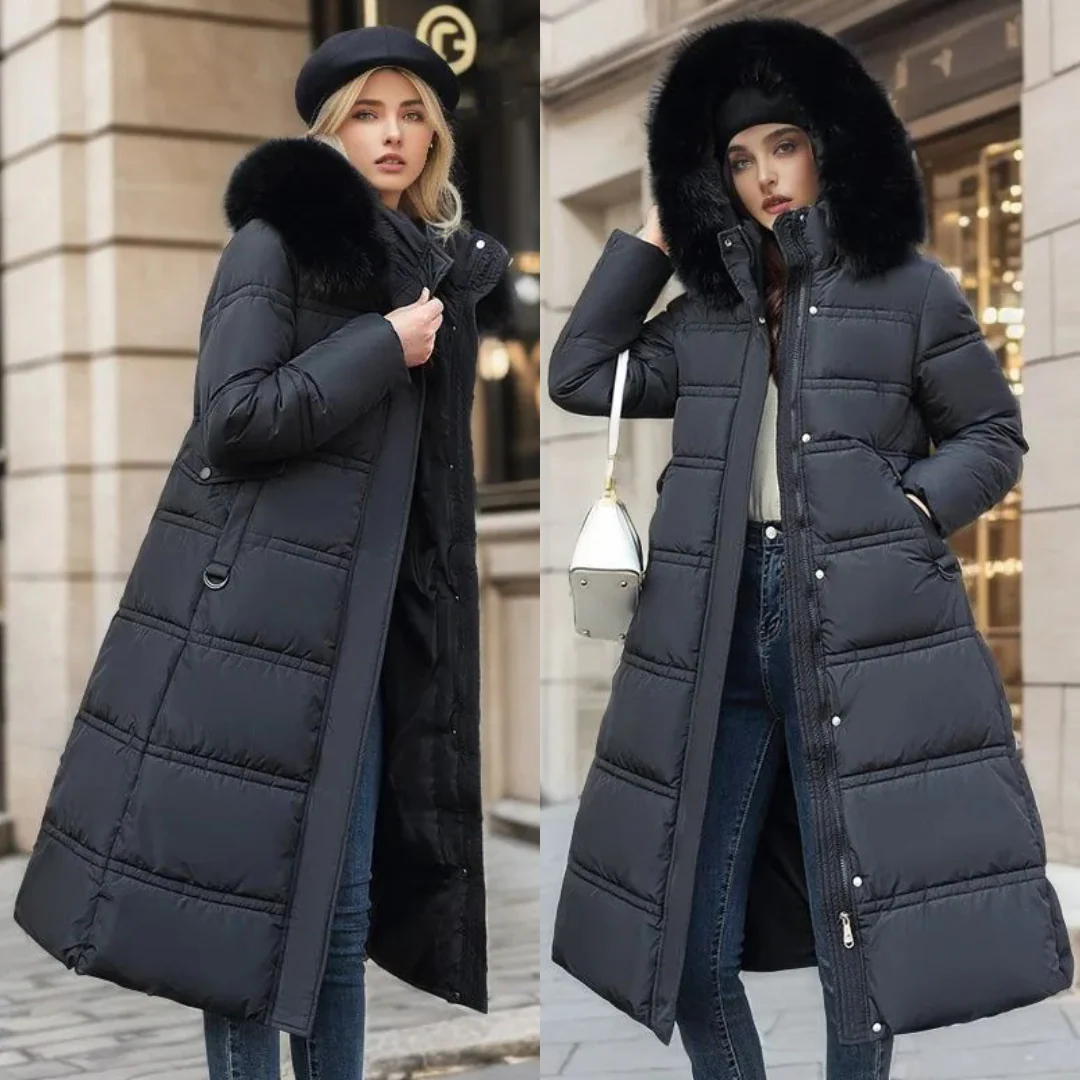 Luxe Faux Fur Winter Coat for Women - Amara - Image 6