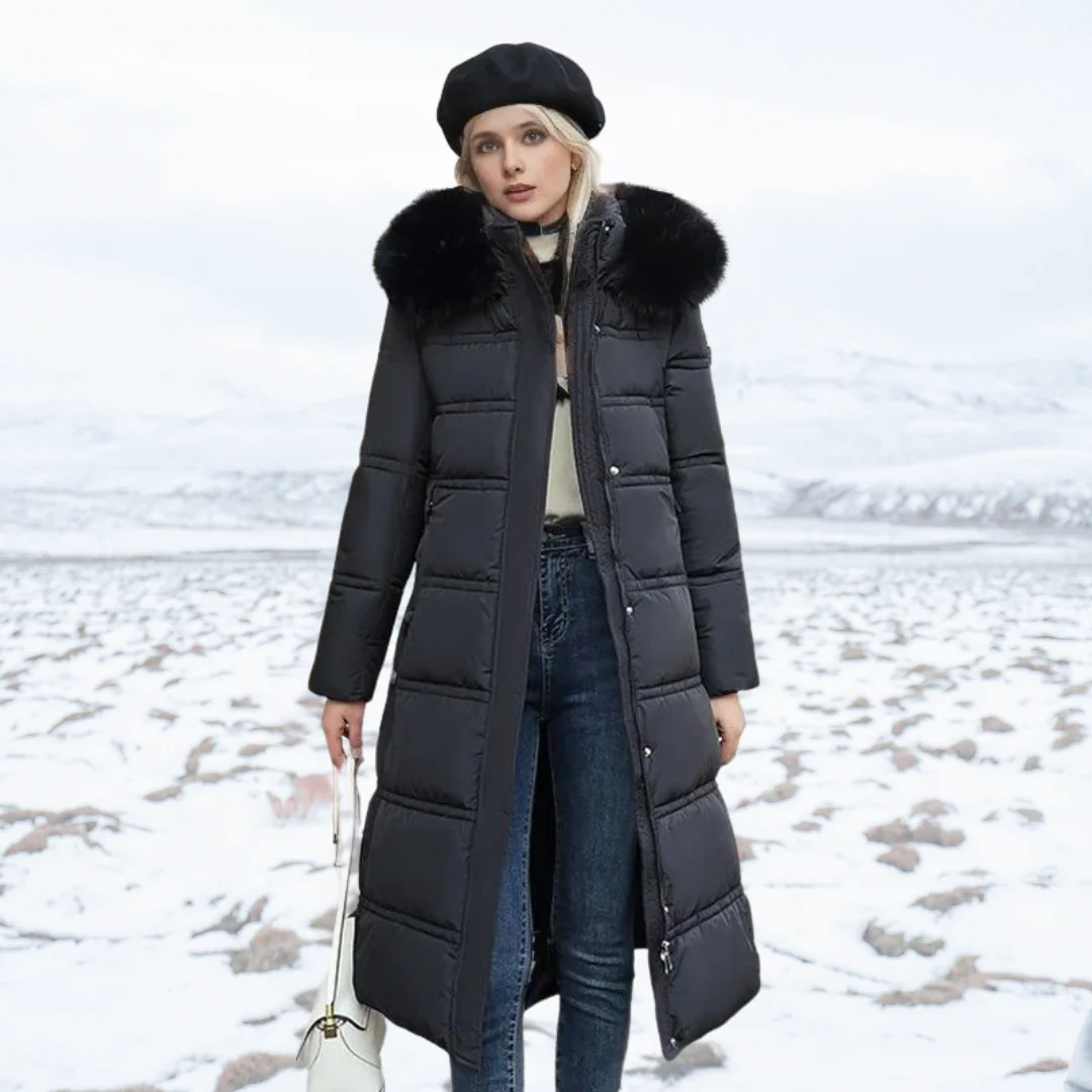 Luxe Faux Fur Winter Coat for Women - Amara - Image 8