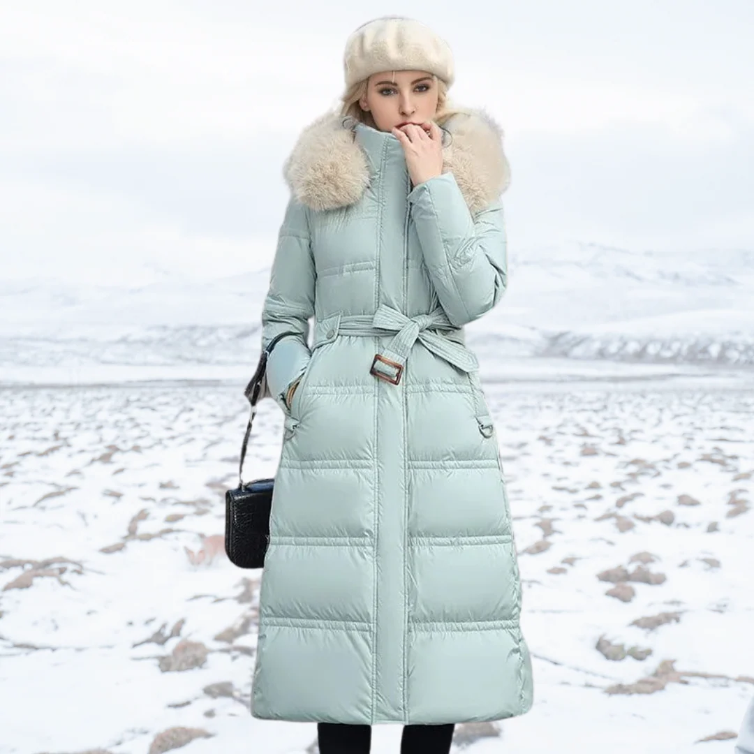 Luxe Faux Fur Winter Coat for Women - Amara - Image 9