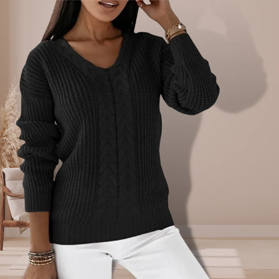 Luxe Knitted Women's Sweater - Vivienne - Image 5