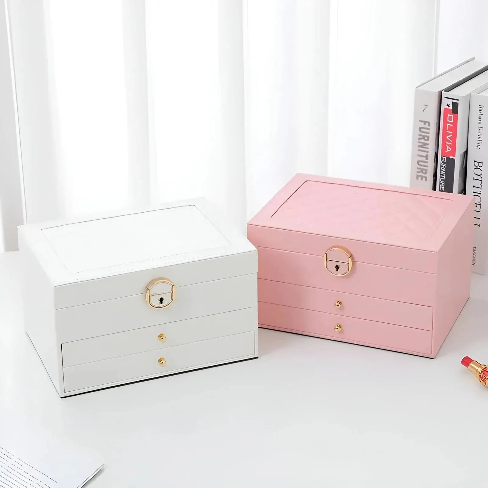 Luxe Multi-Layer Jewellery Box - EleganceBox - Image 5