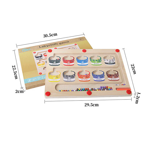Magnetic Learning Maze for Colour and Number Recognition - MazeMagic - Image 11