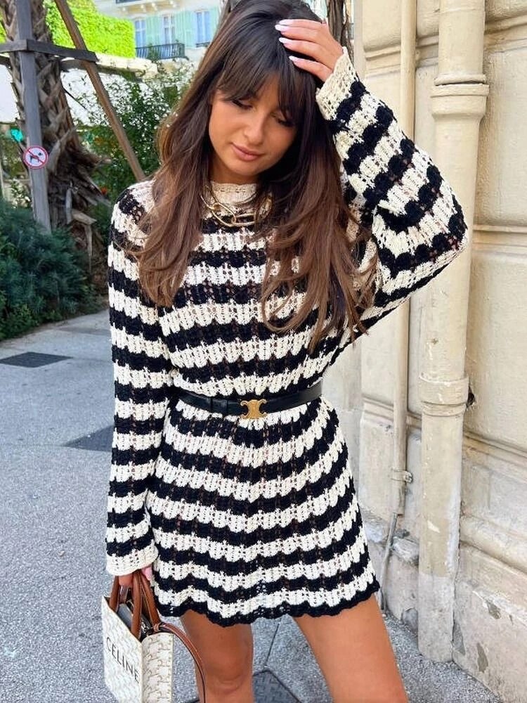 MarijntjesDress I Cosy Knit Sweater Dress For Women - Image 2