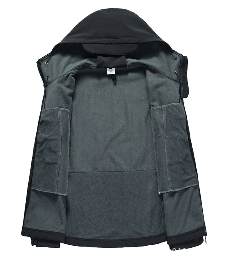 Men’s Softshell Jacket with Hood - Titan - Image 10