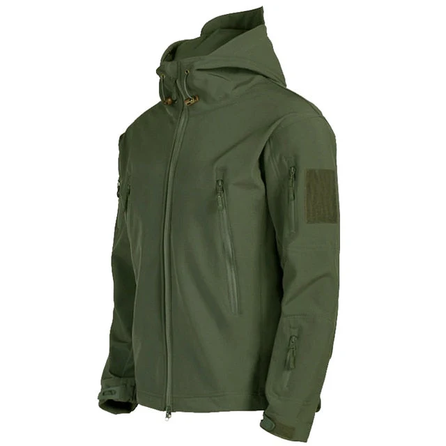Men’s Softshell Jacket with Hood - Titan - Image 6