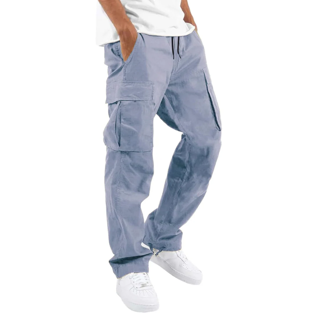 Men's Cotton Cargo Joggers - Arno - Image 4