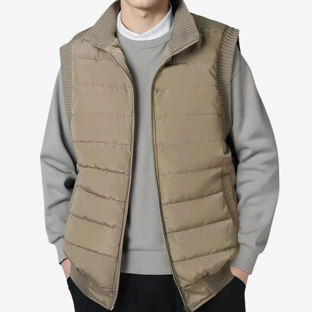Men's Outdoor Gilet padded & water-repellent – Arvid - Image 4