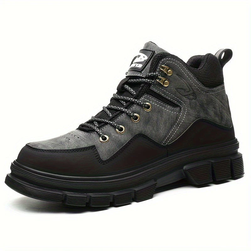 Men's safety shoes mid-cut with reinforced toe cap & sole – Auron - Image 2