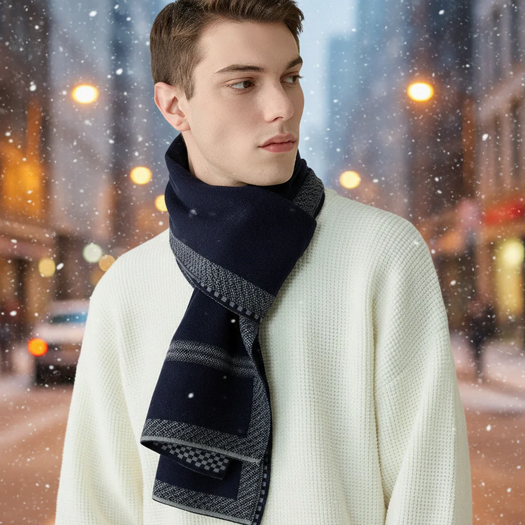 Men's Scarf Made of Fine Cashmere - Cozyline