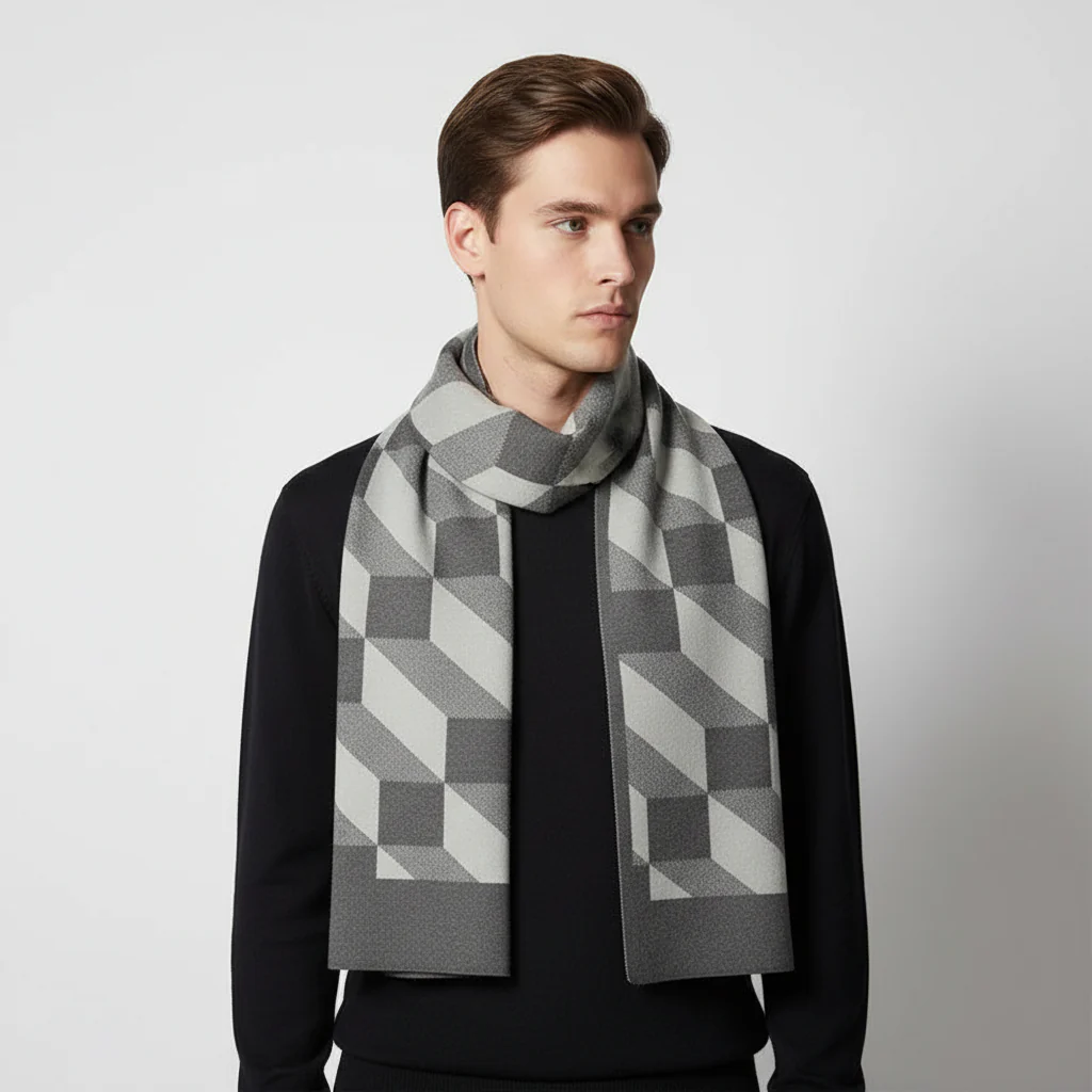 Men's Scarf Made of Fine Cashmere - Cozyline - Image 11
