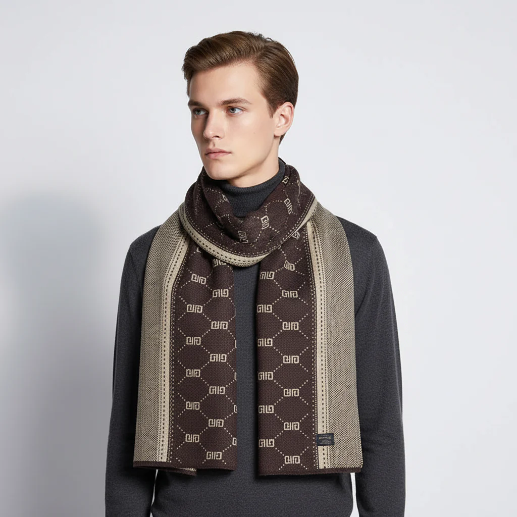 Men's Scarf Made of Fine Cashmere - Cozyline - Image 7