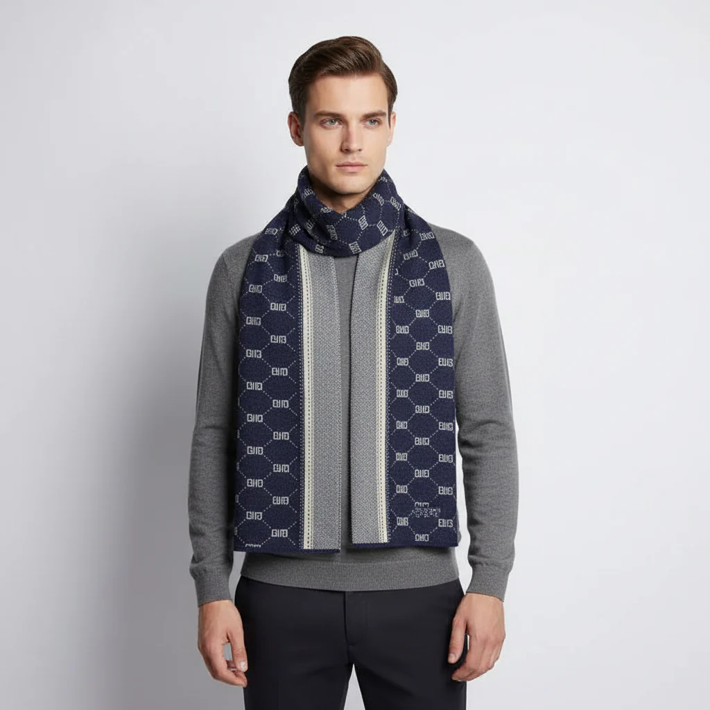Men's Scarf Made of Fine Cashmere - Cozyline - Image 8