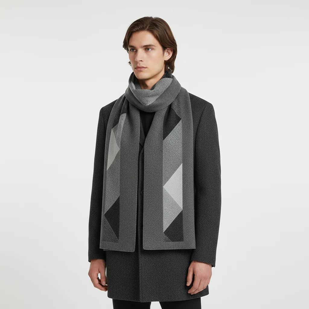 Men's Scarf Made of Fine Cashmere - Cozyline - Image 9