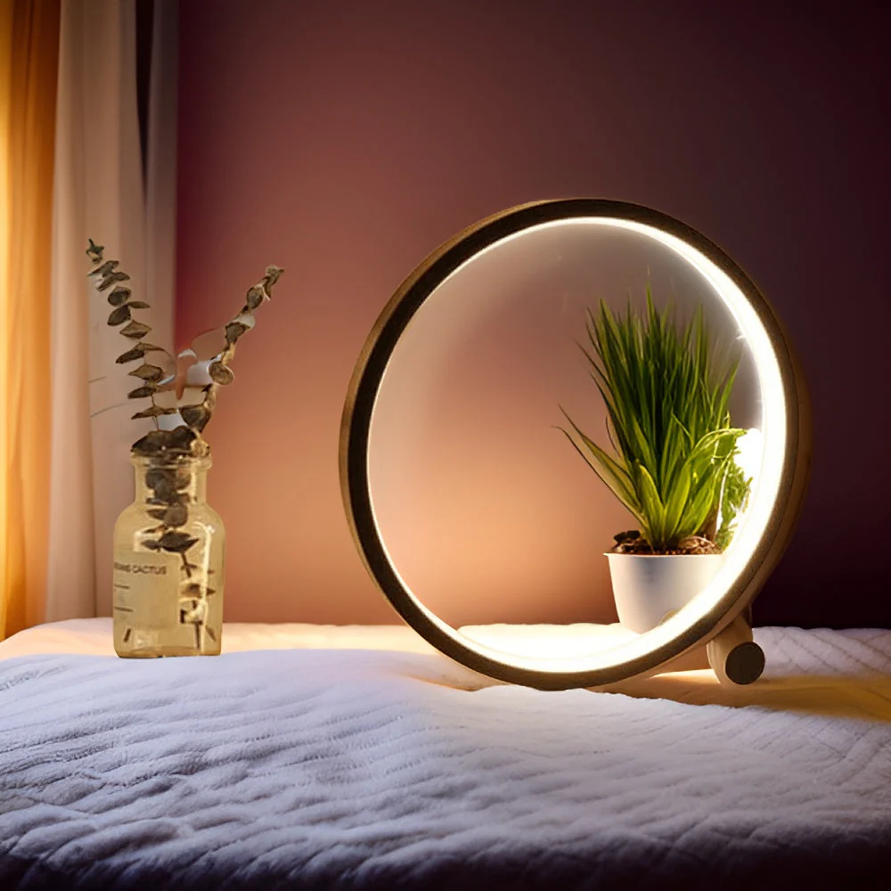 Minimalist Dimmable Table Lamp - EclipseAura Lamp - Image 2