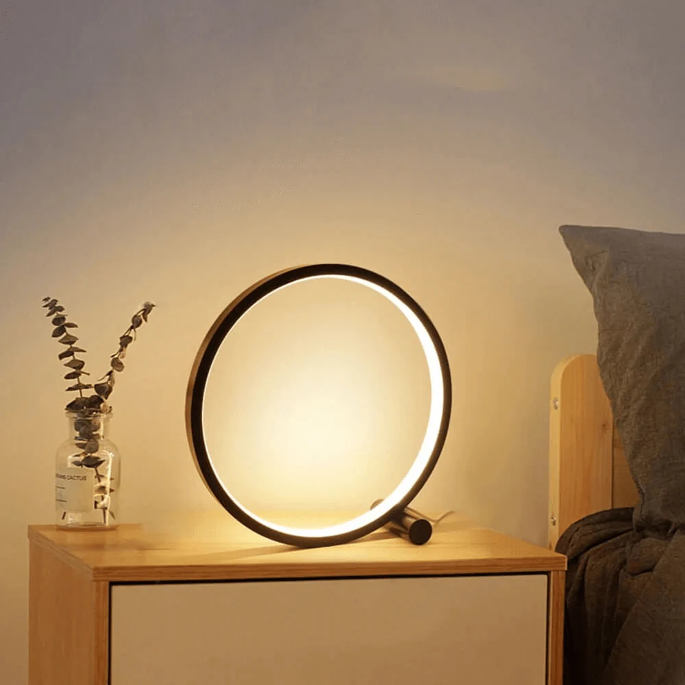 Minimalist Dimmable Table Lamp - EclipseAura Lamp - Image 4