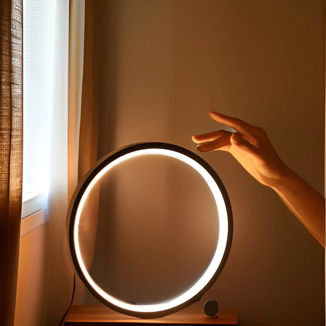 Minimalist Dimmable Table Lamp - EclipseAura Lamp - Image 7